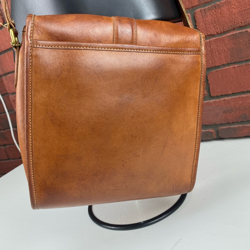 Coach Vintage Brown‎ Leather Crossbody Bag - Picture 4 of 15